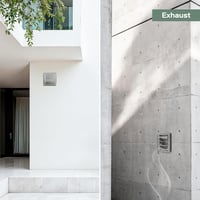 Vent Systems 12,5 cm téglalap alakú rozsdamentes acél fali szellőzőrács visszacsapó szeleppel, időjárásálló fürdőszobához, beltérre es külté 5
