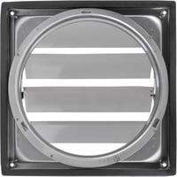 Vent Systems 12,5 cm téglalap alakú rozsdamentes acél fali szellőzőrács visszacsapó szeleppel, időjárásálló fürdőszobához, beltérre es külté 6