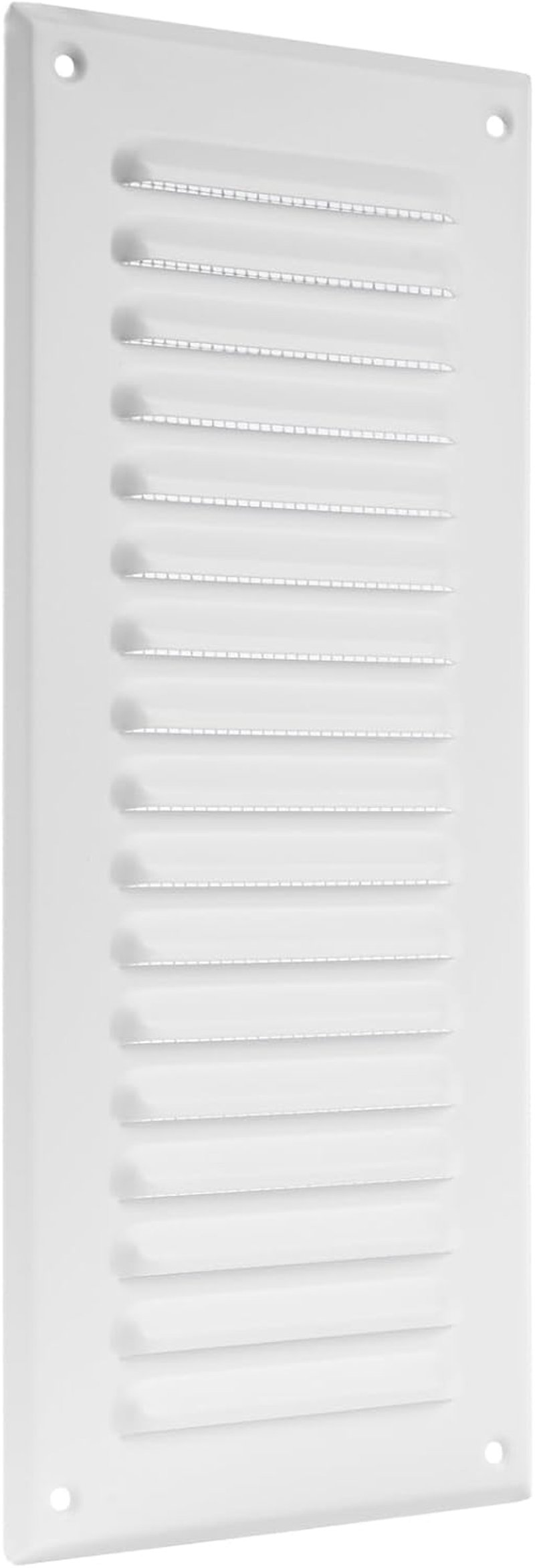 Vent Systems 125x295 mm fehér szellőzőrács rovarháló fürdőszoba konyha