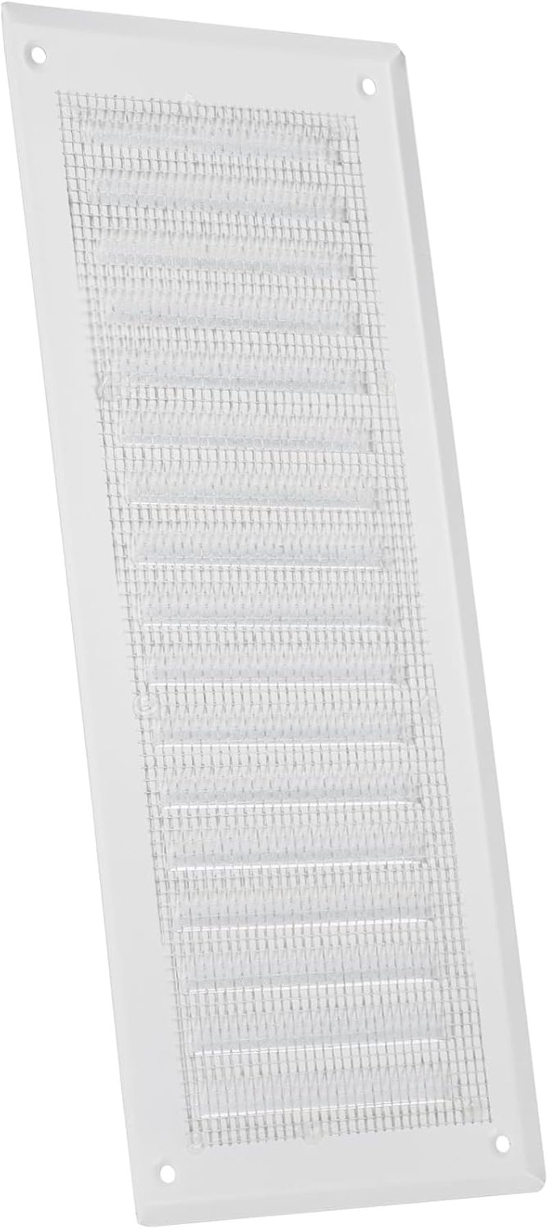 Vent Systems 125x295 mm fehér szellőzőrács rovarháló fürdőszoba konyha