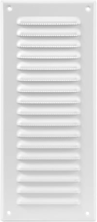 Vent Systems 125x295 mm fehér szellőzőrács rovarháló fürdőszoba konyha 1