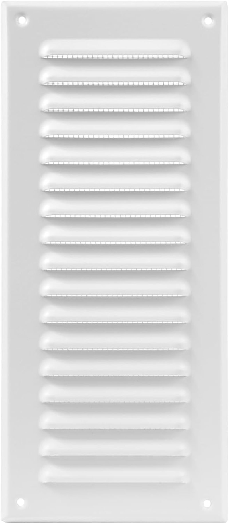 Vent Systems 125x295 mm fehér szellőzőrács rovarháló fürdőszoba konyha