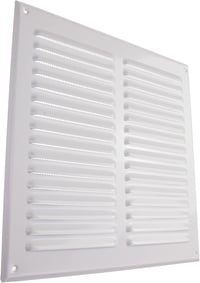 Vent Systems 29,5x29,5 cm fehér fém szellőzőrács rovarháló védelemmel 7