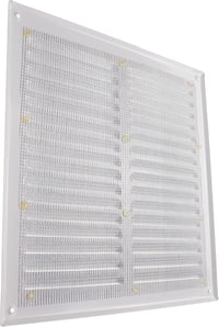 Vent Systems 29,5x29,5 cm fehér fém szellőzőrács rovarháló védelemmel 6