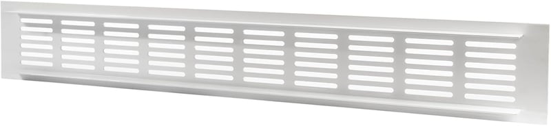 Vent Systems 60x400 mm fehér alumínium szellőzőrács HVAC rendszerhez