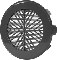 Vent Systems 99-124mm szürke kerek szellőzőrács fürdőszoba konyha irodához 1