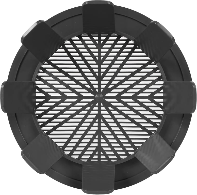Vent Systems 99-124mm szürke kerek szellőzőrács fürdőszoba konyha irodához