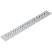 Grilă de ventilație din aluminiu Vent Systems 40x300 mm - Argintiu, gură de aerisire pentru interior/exterior, pentru sisteme de încălzire-răcire 1