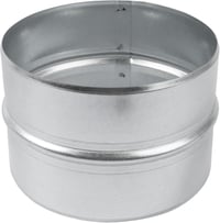 Vent Systems horganyzott acél kerek szellőzőcső toldó 150 mm ventilációs cső csatlakozó fém tömlőcsatlakozó 8