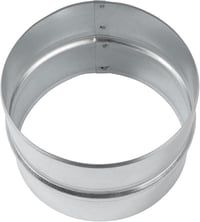 Vent Systems horganyzott acél kerek szellőzőcső toldó 150 mm ventilációs cső csatlakozó fém tömlőcsatlakozó 7