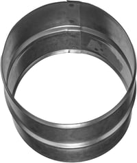 Vent Systems horganyzott acél szellőzőcső toldó 120 mm kerek légcsatorna hosszabbító fém tömlőcsatlakozó 3