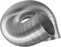 Vent Systems rugalmas alumínium szellőzőcső DN 120 mm, alumínium flexibilis cső, 1.5 m szellőztetéshez 1