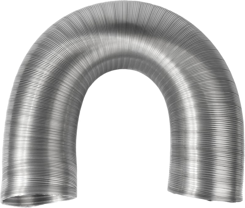 Vent Systems rugalmas alumínium szellőzőcső DN 120 mm, alumínium flexibilis cső, 1.5 m szellőztetéshez