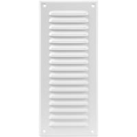Vent Systems pravokutna ventilacijska rešetka s mrežicom protiv insekata, bijela - 125x295 mm 1