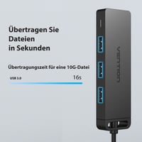 Vention MacBook 6-v-1 USB-C rozbočovač s magnetickým konektorom, PD 140W, 8K 240Hz – čierny 6