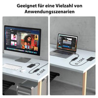 Vention MacBook 6-v-1 USB-C rozbočovač s magnetickým konektorom, PD 140W, 8K 240Hz – čierny 4