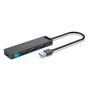 Vention MacBook 6-v-1 USB-C rozbočovač s magnetickým konektorom, PD 140W, 8K 240Hz – čierny