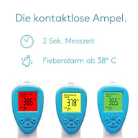 Deltasat VENTON x001 érintésmentes infravörös homloklázmérő - fekete 2