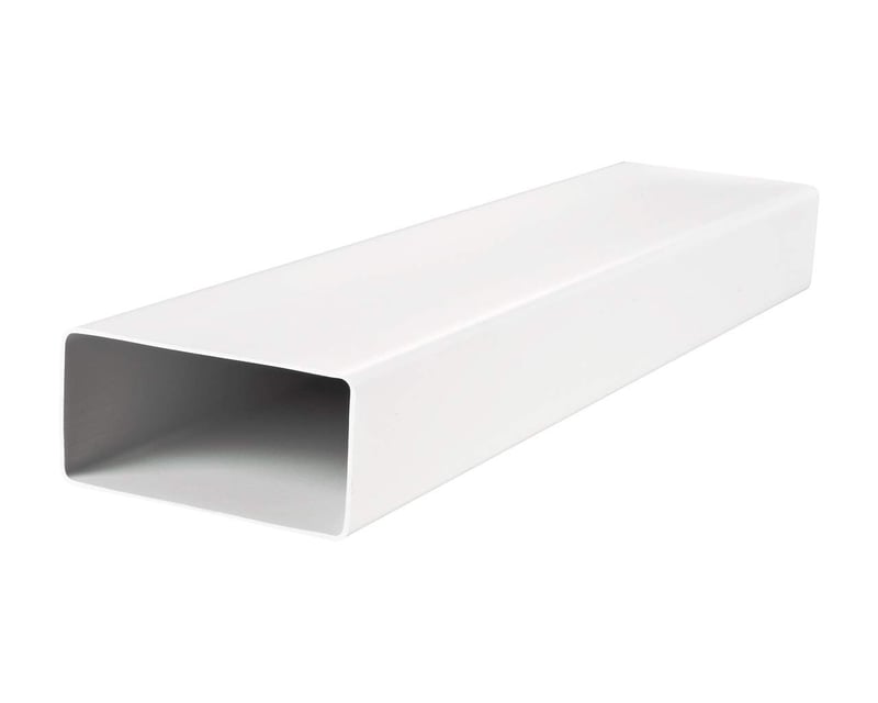 VENTS ploché PVC potrubie 110x55 mm - 1 m