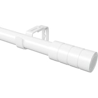 Nastaviteľná záclonová tyč Venwemong - biela - 220-310 cm (Ø25 mm) 1