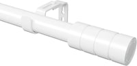 Venwemong Állítható Függönyrúd Fehér 220-320 cm Végzárakkal 1