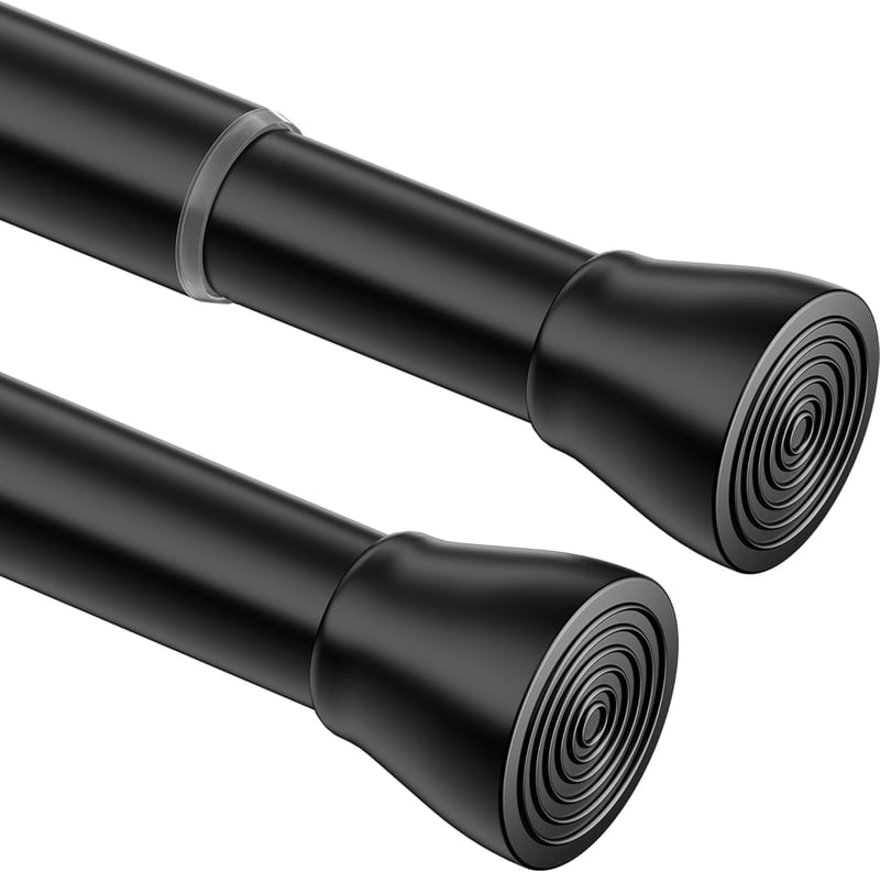 Venwemong Teleszkópos Zuhanyfüggöny Rúd 170-260 cm - Fúrás Nélküli, Rozsdamentes Acél, Csúszásgátló, Fürdőszobába, Szekrényhez, Erkélyre (Fe