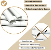 Venwemong öntapadós kampós függönyrúd szett 30-50 cm, 2 db 5