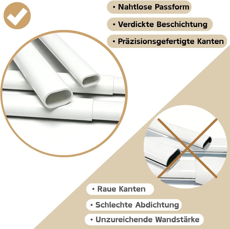 Venwemong öntapadós kampós függönyrúd szett 30-50 cm, 2 db