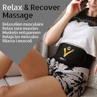 VEOFIT EMS Hasizom Toner Elektrostimulációs Edzőöv Hasra Hátizomra Karokra - Black 3