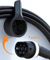 VeoryFly Type 2 EV töltőkábel fali tartó Wallbox töltőállomáshoz 2