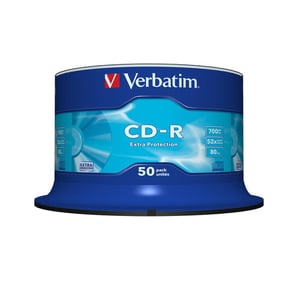 CD-R disk Verbatim 43351 700MB 52x Extra Protection – balenie 50 ks spindle