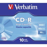 Verbatim CD-R 800MB 40x rýchlosť zápisu zapisovateľné CD médium - 10 ks balenie v krabičke (Jewel Case) 2