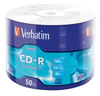 Disc CD-R Verbatim Extra Protection 700 MB - pachet de 50 bucăți 1