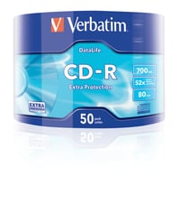 Disc CD-R Verbatim Extra Protection 700 MB - pachet de 50 bucăți 2