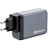 Verbatim GaN Nabíjačka 240 W, 4-portový USB-C adaptér, 3× USB-C a 1× USB-A, rýchlonabíjačka, pre Apple MacBook, notebooky, iPad, iPhone, zariadenia Samsung 2