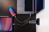 Nabíjačka Verbatim GaN 65W, 3-portový adaptér USB-C, rýchlonabíjačka s 2x USB-C a 1x USB-A, pre Apple MacBook, notebooky, iPad, iPhone a zariadenia Samsung 4