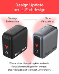 Încărcător de voiaj Verbatim Mini GaN 140W cu afișaj, 3 porturi USB-C și USB-A 3
