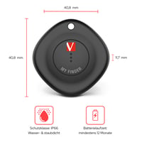 Bluetooth lokalizátor Verbatim My Finder na batoh, kufor, peňaženku, kľúče, kompatibilný s Apple Find My, s vymeniteľnou batériou, 1 ks 2