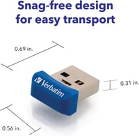 Verbatim Nano USB 2.0 32GB Pendrive - Kompakt Memóriapendrive - 32 GB, USB 3.2 6