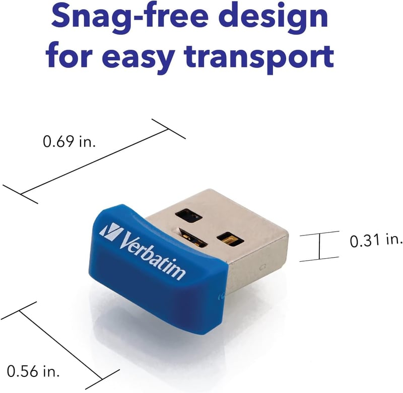 Verbatim Nano USB 2.0 32GB Pendrive - Kompakt Memóriapendrive - 32 GB, USB 3.2