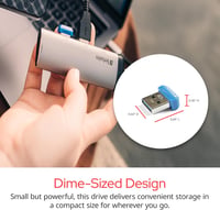 Verbatim Nano USB 2.0 32GB Pendrive - Kompakt Memóriapendrive - 32 GB, USB 3.2 3