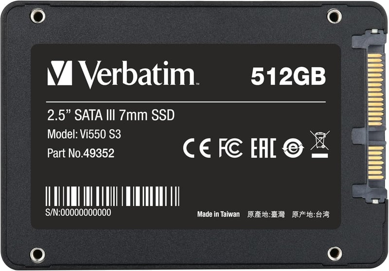 Verbatim VI500 S3 512GB SATA SSD 2,5" merevlemez