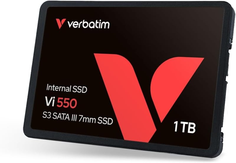Verbatim Vi550 S3 1TB SATA III SSD 2.5" - 550MB/s olvasási sebesség, PC és laptop