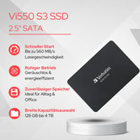 Verbatim Vi550 S3 1TB SATA III SSD 2.5" - 550MB/s olvasási sebesség, PC és laptop 2