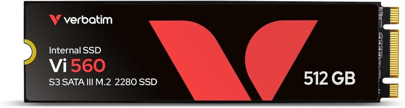 Verbatim Vi560 S3 512GB SATA III M.2 SSD - 550MB/s olvasási sebesség