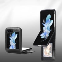 Verco Samsung Galaxy Z Flip 6 5G flip tok, fekete védőtok függőleges összehajtható mobiltelefonhoz - Z FLIP 6, black 2