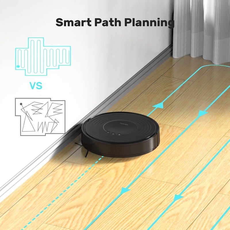 Verefa 2-in-1 robotporszívó és felmosó, 3200Pa szívóerő, 150 perc üzemidő, Alexa vezérlés