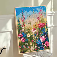 VerLuky Festés számok szerint felnőtteknek, 40x50 cm virág motívummal 4