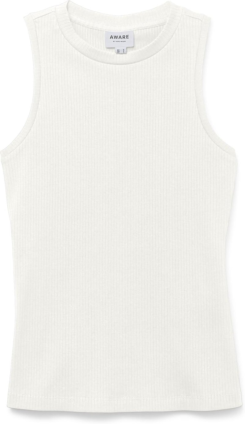 Vero Moda Vmlavender rövid ujjú női felső - hófehér