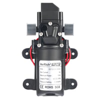 VerRich 12V membranska pumpa - 70W samousisna pumpa za vodu 6L/min 0.9MPA s tlačnom sklopkom, električna pumpa za vodu za navodnjavanje vrta 1